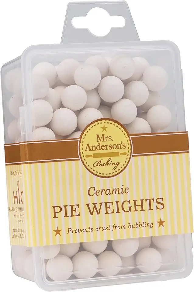 Mrs. Anderson’s Baking Ceramic Pie Crust Weights, Natural Ceramic Stoneware