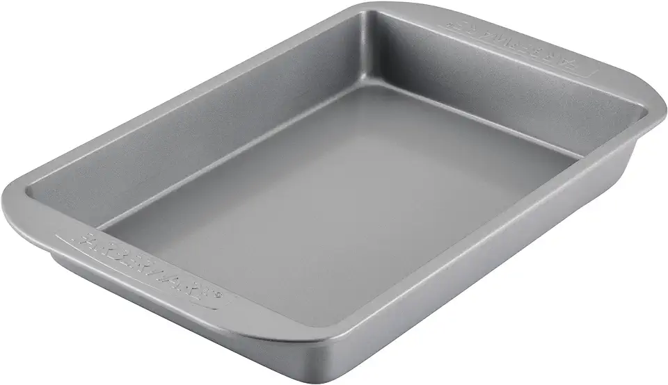 Farberware Nonstick Bakeware Baking Pan / Nonstick Cake Pan, Rectangle - 9 Inch x 13 Inch, Gray