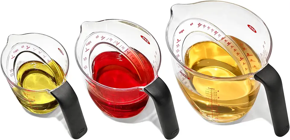 OXO Good Grips 3-Piece Angled Measuring Cup Set – Tritan Renew