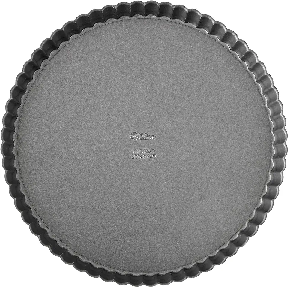 Wilton Excelle Elite Non-Stick - Non-Stick Tart and Quiche Pan with Removable Bottom, 9-Inch, Steel