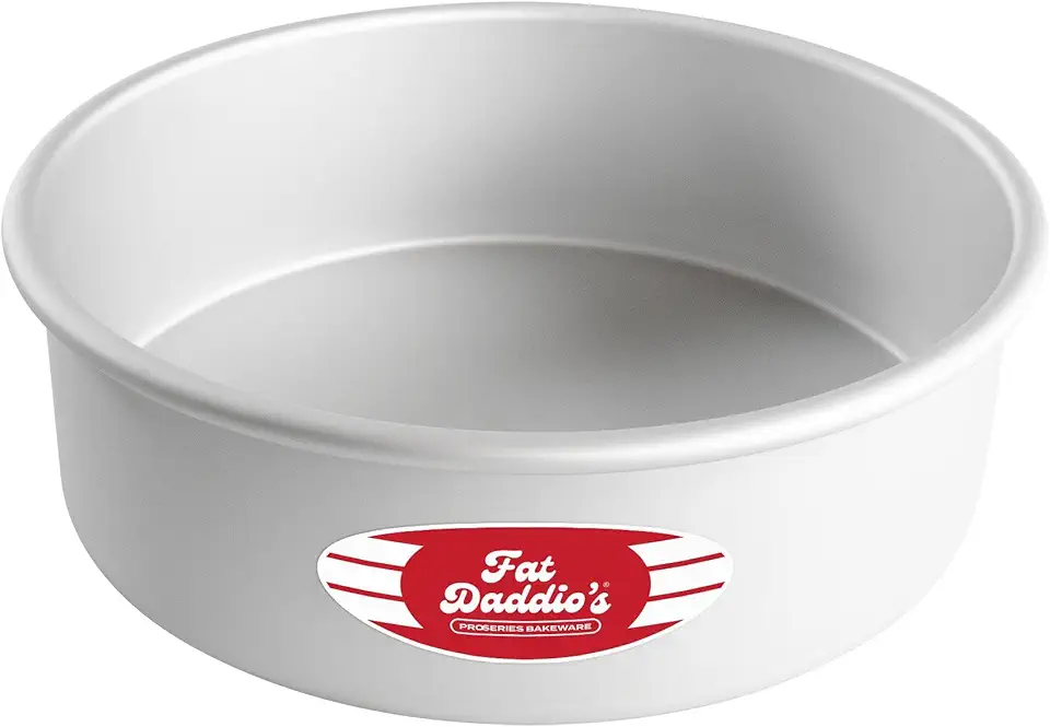 Fat Daddio&#x27;s Anodized Aluminum Round Cake Pan, 9 x 3 Inch