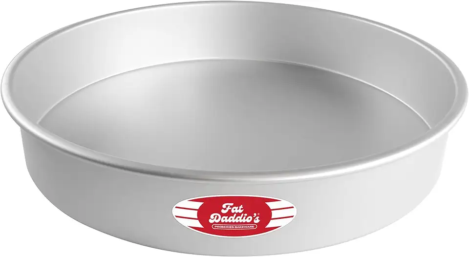 Fat Daddio&#x27;s Round Cake Pan, 16 x 3 Inch, Silver