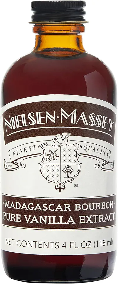 Nielsen-Massey Madagascar Bourbon Pure Vanilla Extract for Baking and Cooking, 4 Ounce Bottle