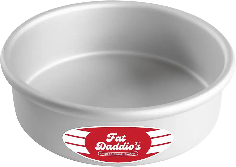 Fat Daddio&#x27;s PRD-72 Round Cake Pan 7 x 2 Inch Silver