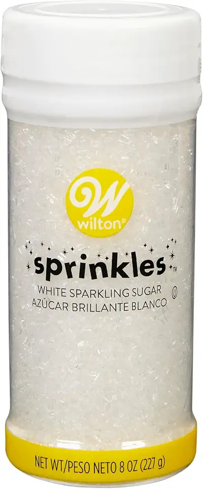 Wilton Sparkling Sugar Decorating Sprinkles, 8 oz., White