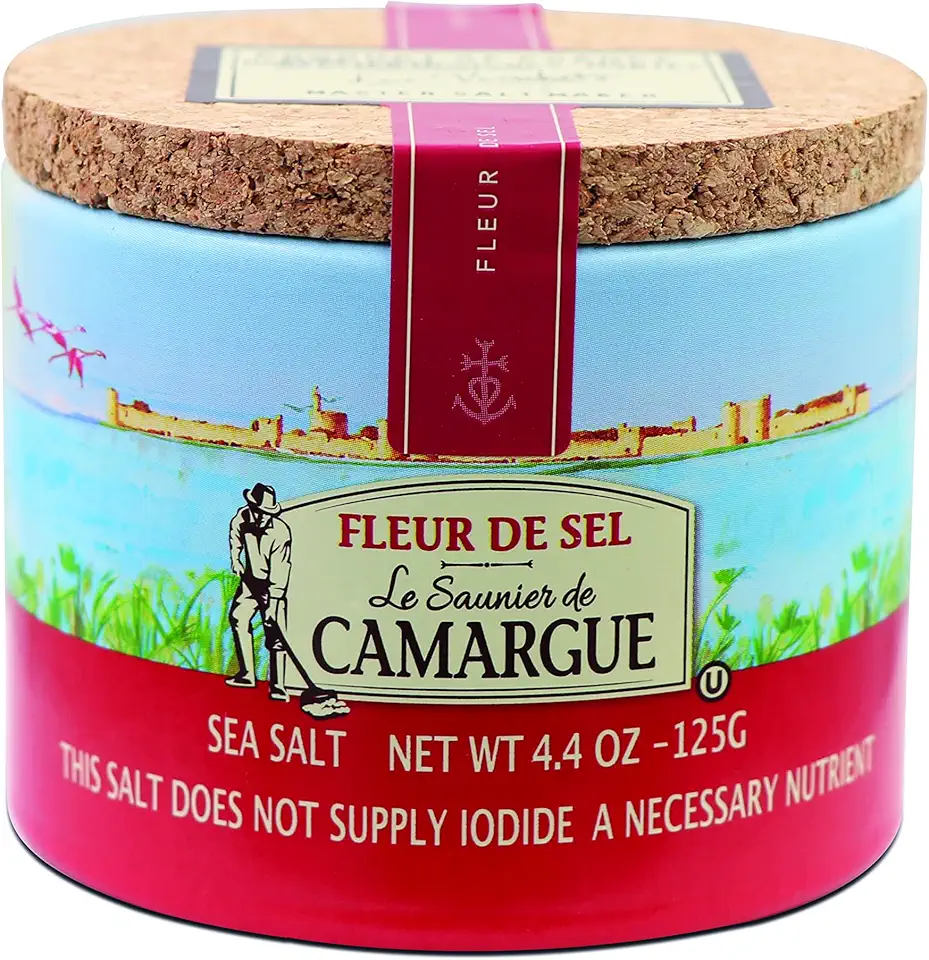 Le Saunier De Camargue Fleur De Sel (Sea Salt), 4.4 Oz, Multi (115815)