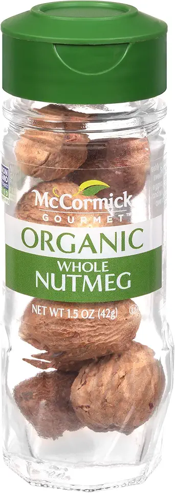 McCormick Gourmet Organic Whole Nutmeg, 1.5 oz