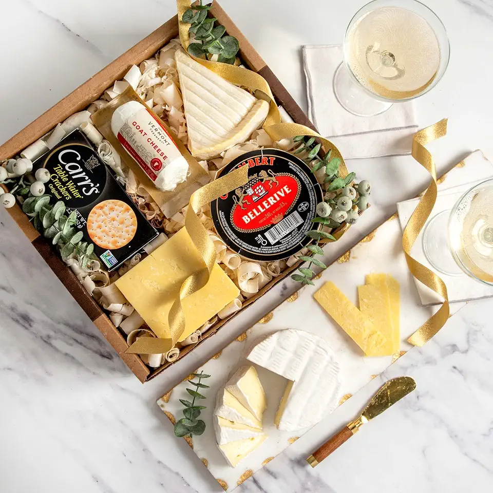 igourmet Mouthwatering Champagne Cheese Sampler and Assortment in Gift Box (26.2 ounce)