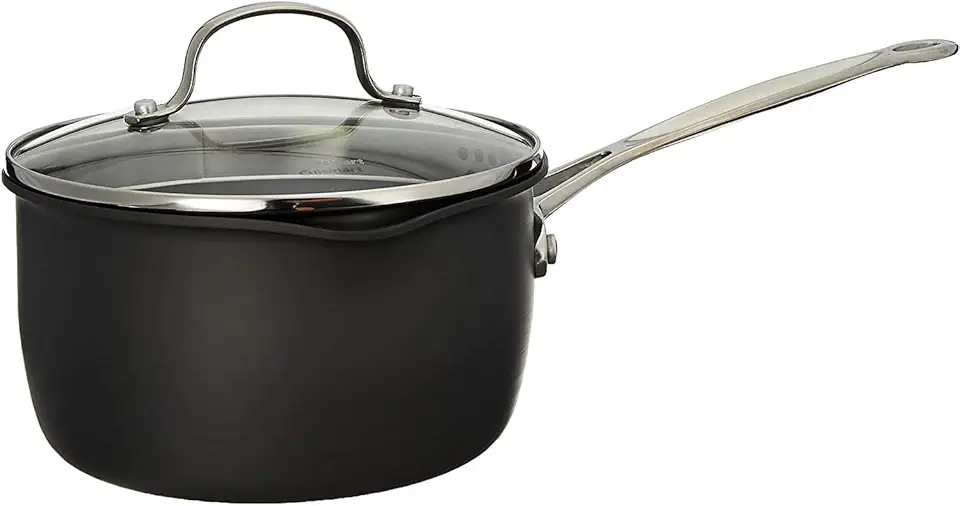 Cuisinart Chef&#x27;s Classic Nonstick Hard-Anodized 2-Quart Cook and Pour Saucepan