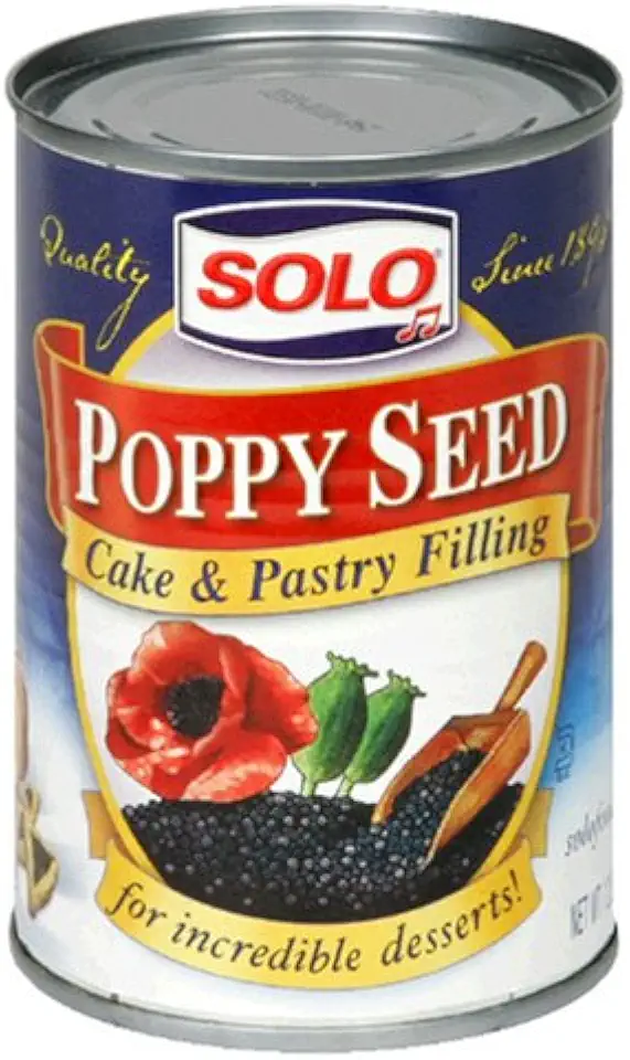 Solo Filling, Poppy Seed, 12.5 Ounce (Pack of 12)