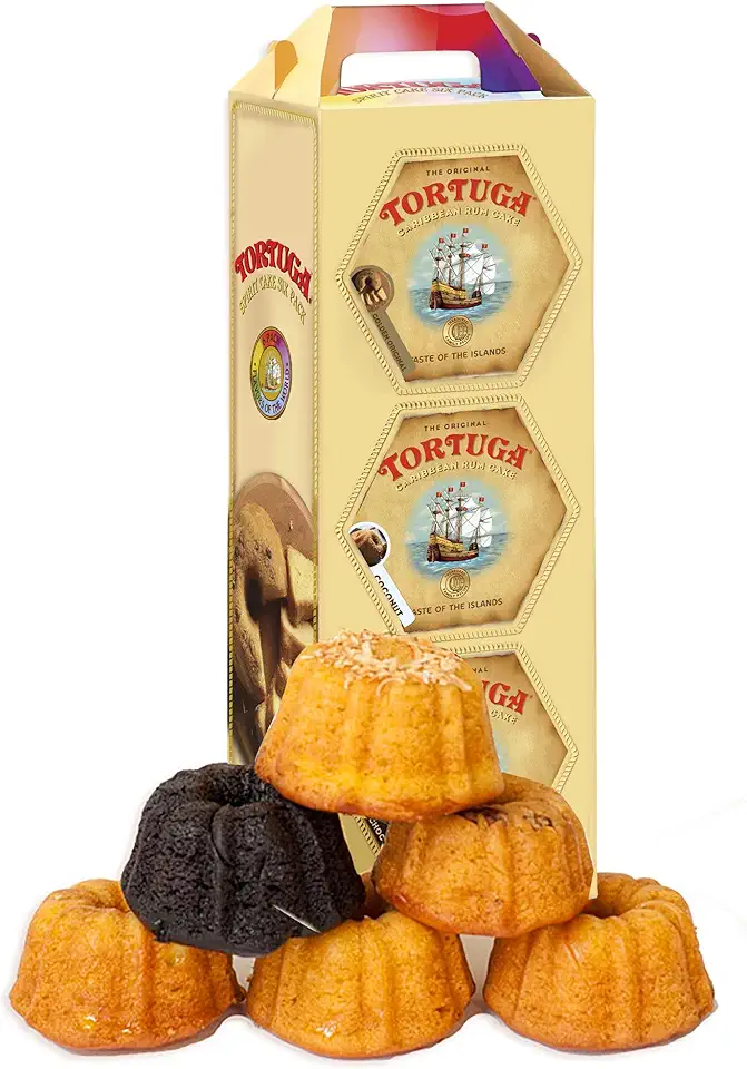 TORTUGA Caribbean Rum Cake Mix â€“ - The Perfect Premium Gourmet Gift , 4 Ounce (Pack of 6)