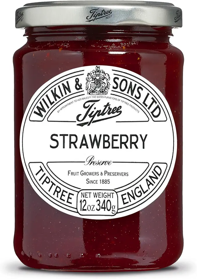 Tiptree Strawberry Preserve, 12 Ounce Jar