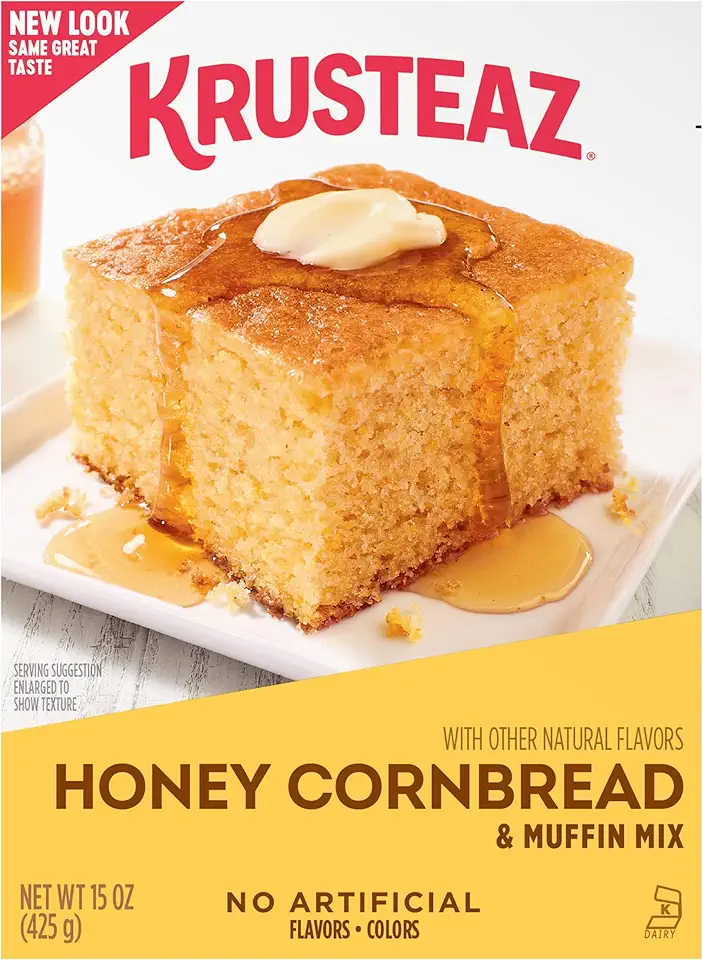 Krusteaz Honey Cornbread and Muffin Mix, 15 OZ (Pack of 1)