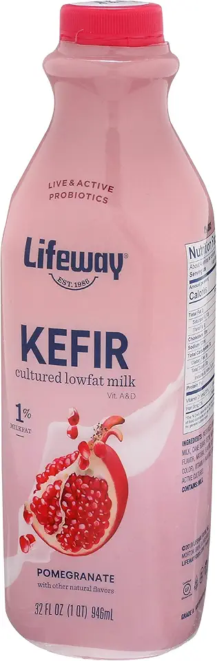 Lifeway Low Fat Kefir, Pomegranate, 32 oz