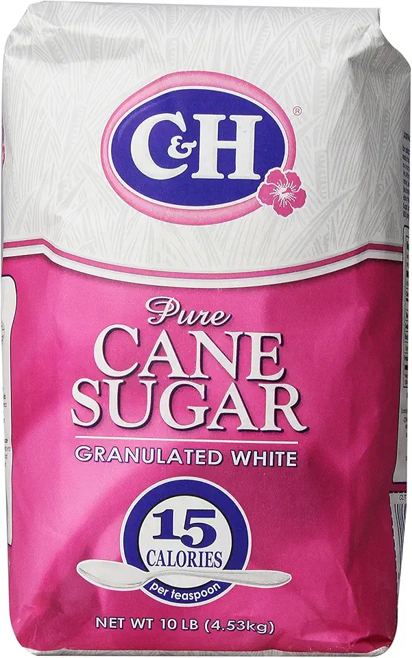 C&amp;H Pure Cane, Granulated White Sugar, 10 lb