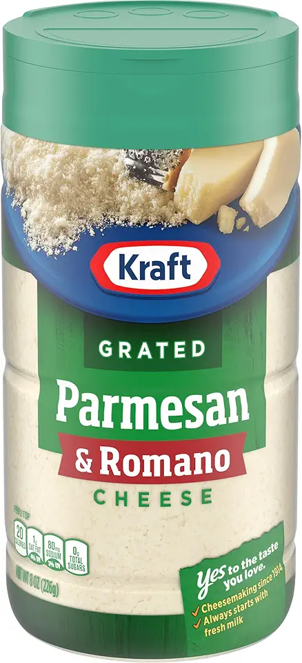 Kraft Parmesan &amp; Romano Grated Cheese (8 oz Shaker)