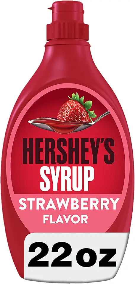 HERSHEY&#x27;S Strawberry Syrup Bottle, 22 Oz