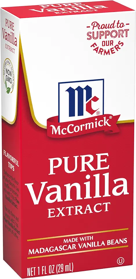 McCormick All Natural Pure Vanilla Extract (Made with Madagascar Vanilla Beans), 1 fl oz