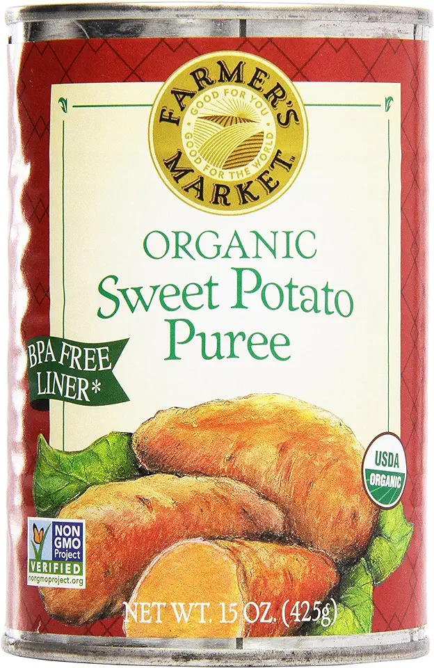 Farmer&#x27;s Market Organic Sweet Potato Puree, 15 oz