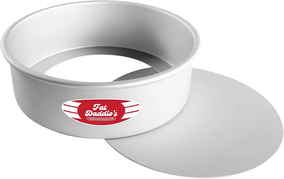 Fat Daddio&#x27;s PCC-93 Anodized Aluminum Round Cheesecake Pan, 9 x 3 Inch