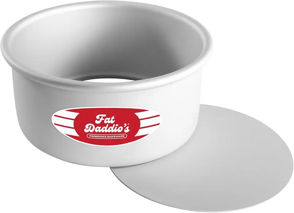 Fat Daddio&#x27;s PCC-63 Round Cheesecake Pan, 6 x 3 Inch, Silver