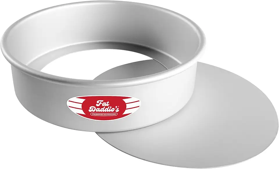 Fat Daddio&#x27;s PCC-103 Anodized Aluminum Round Cheesecake Pan, 10 x 3 Inch