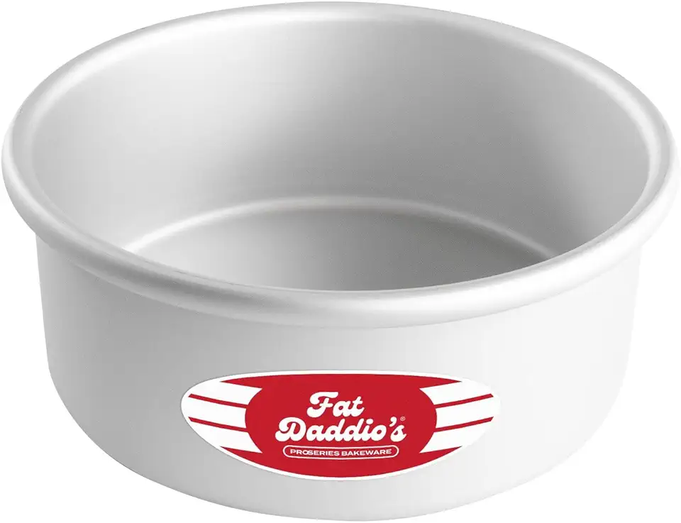 Fat Daddio&#x27;s Anodized Aluminum Round Cake Pan, 7 x 3 Inch