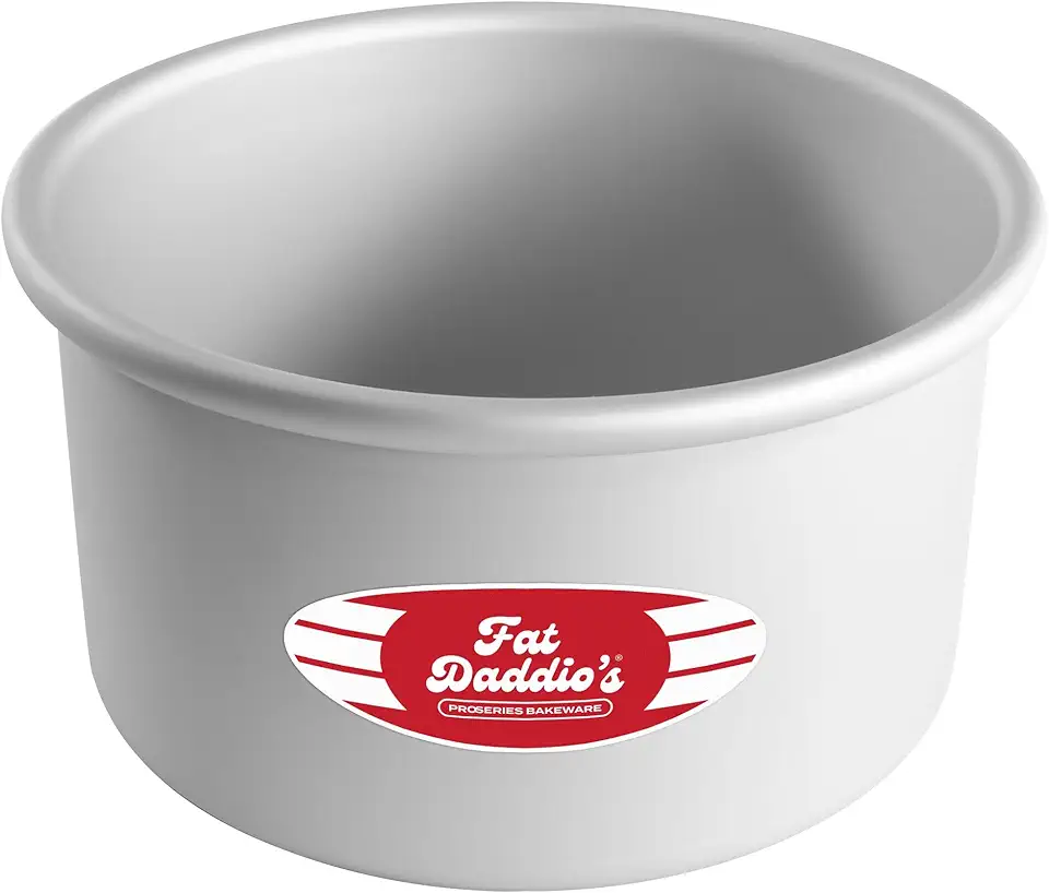 Fat Daddio&#x27;s Anodized Aluminum Round Cake Pan, 7 x 4 Inch