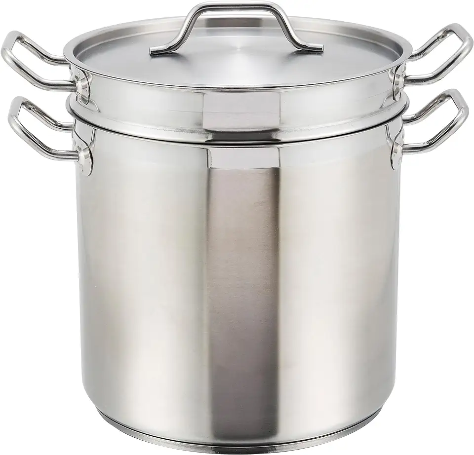 Winware Stainless DoubleBoiler, 16 Quart, stainless steel