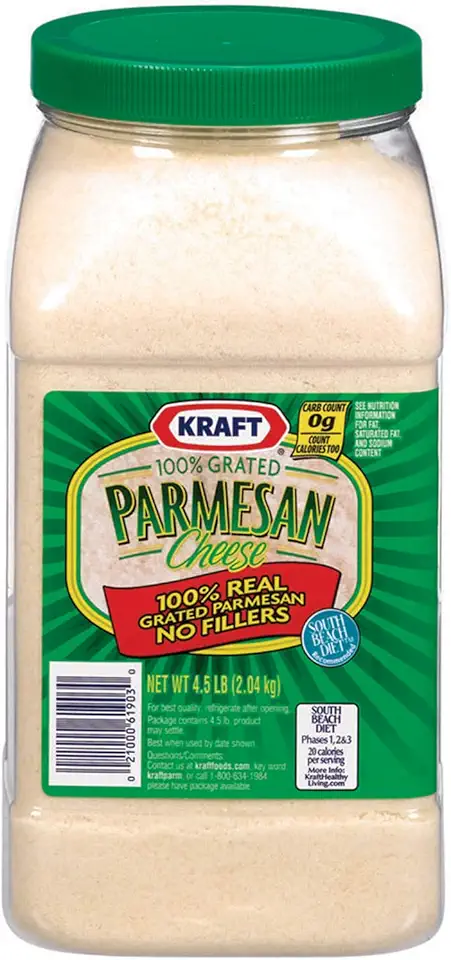 Kraft Grated Parmesan Cheese - 4.5 lb. container