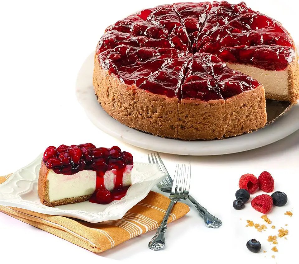 David&#x27;s Cookies Strawberry Cheesecake 10&quot; - Delicious Gourmet Food Dessert Made with Fresh Ingredients - Great For Sharing, Surprise Gift For Your Friends And Family