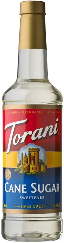 Torani Sweetener Syrup, Cane Sugar, 25.4 Ounce