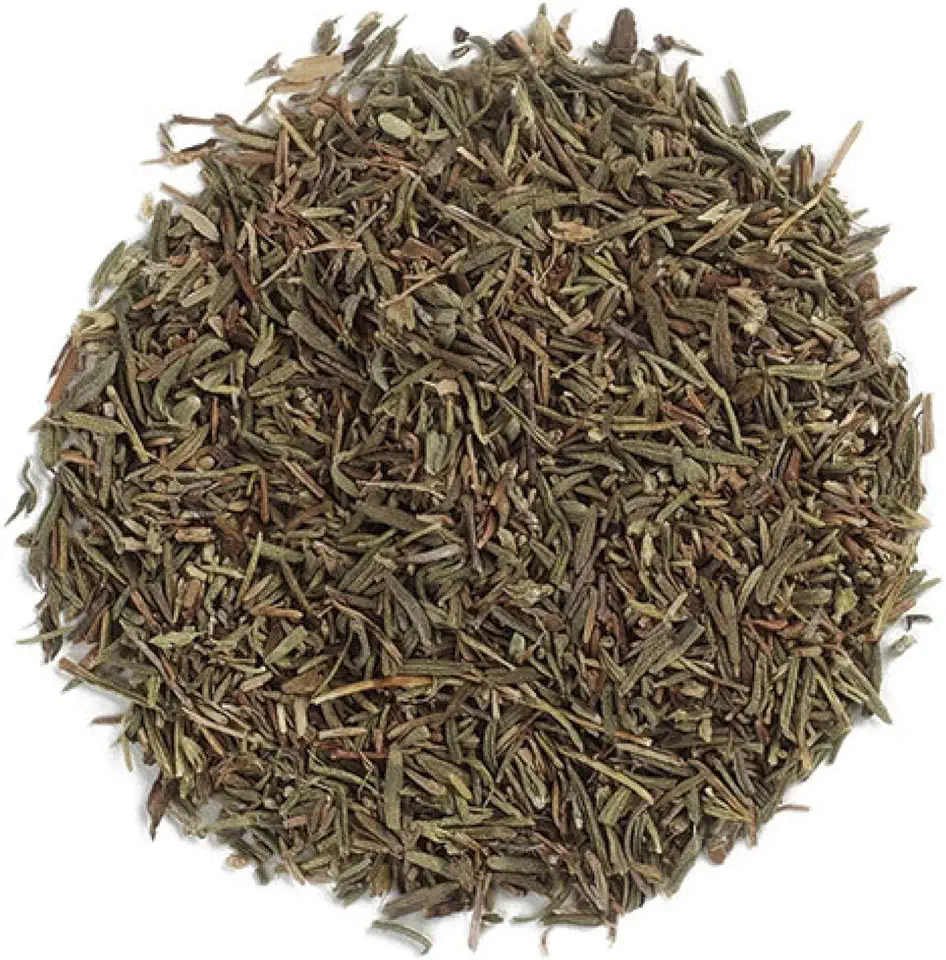 Frontier Certified Organic Thyme Leaf, 1-Pound Bulk, Add Warmth &amp; Pungency to Marinade, Vegetables, Stews and Cheese Dishes