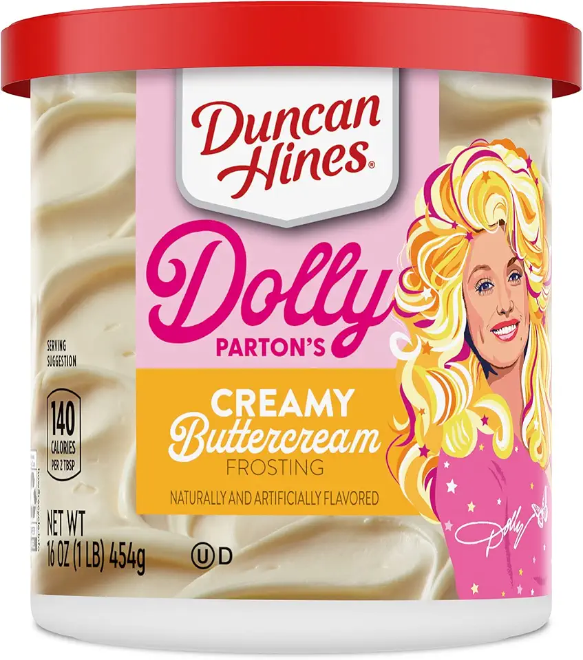 Duncan Hines Creamy Buttercream Frosting, 16 OZ Can (Pack of 8)