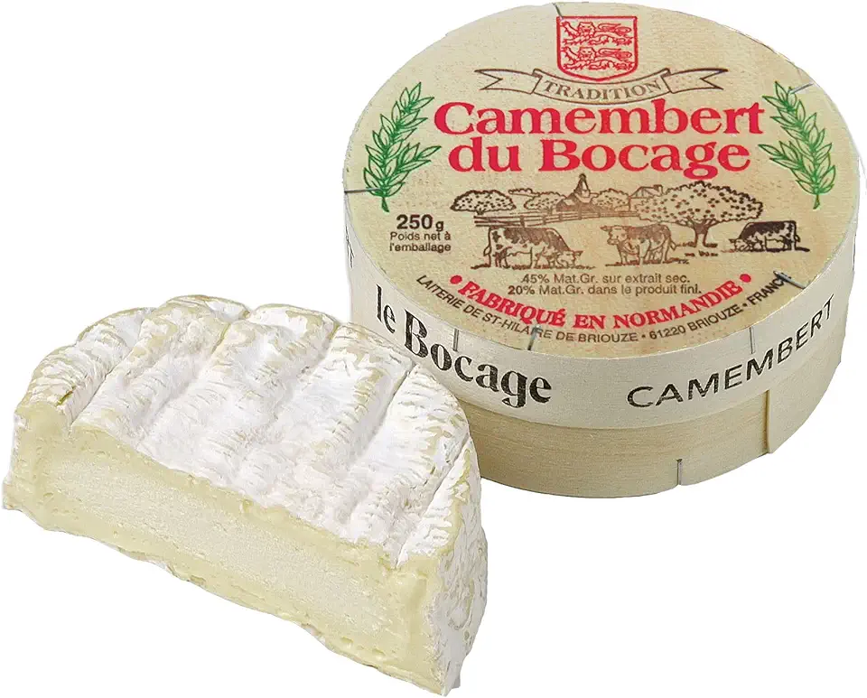 French Cheese Camembert Le Bocage - 8.8 oz - Imported From France Cow Milk