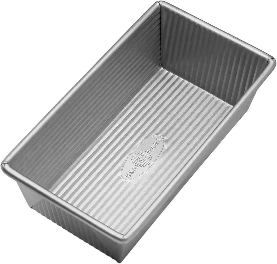 USA Pan Nonstick Standard Bread Loaf Pan, 1 Pound, Aluminized Steel