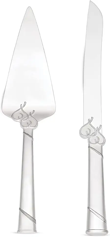 Lenox 812615 True Love Cake Knife &amp; Server, Metallic