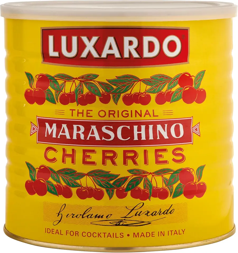 Luxardo The Original Maraschino Cherries | Gourmet Cherries | Ideal for Cocktails &amp; Desserts | Product of Italy, 6.6 Lbs (3kg)