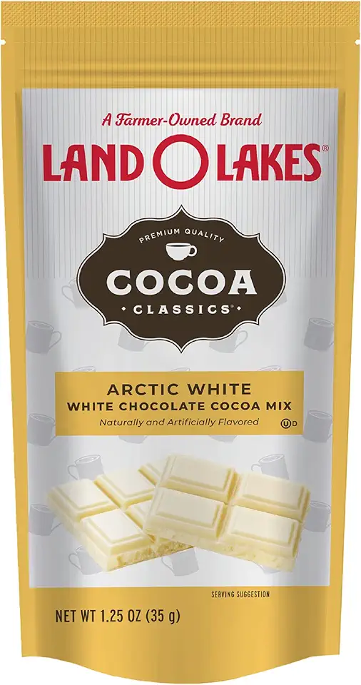 Land O Lakes Arctic White Hot Cocoa Classics Mix, 1.25 Oz, Pack of 36