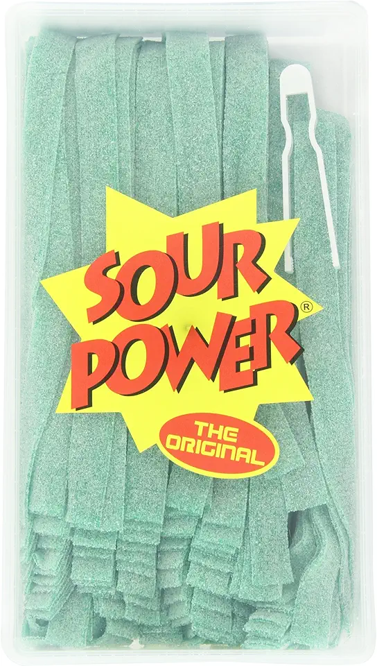 Sour Power Belts, Green Apple (150-Count Belts), 42.3-Ounce Tub