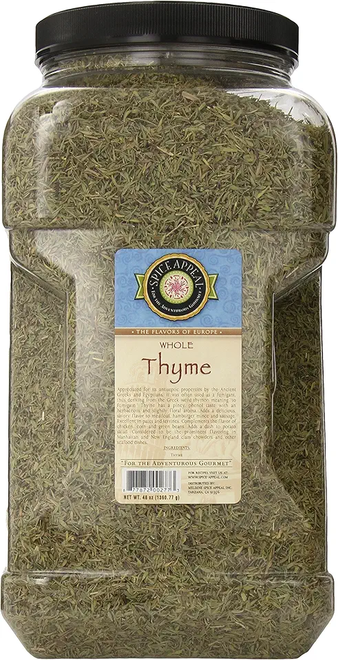 Spice Appeal Thyme Whole, 3 lbs