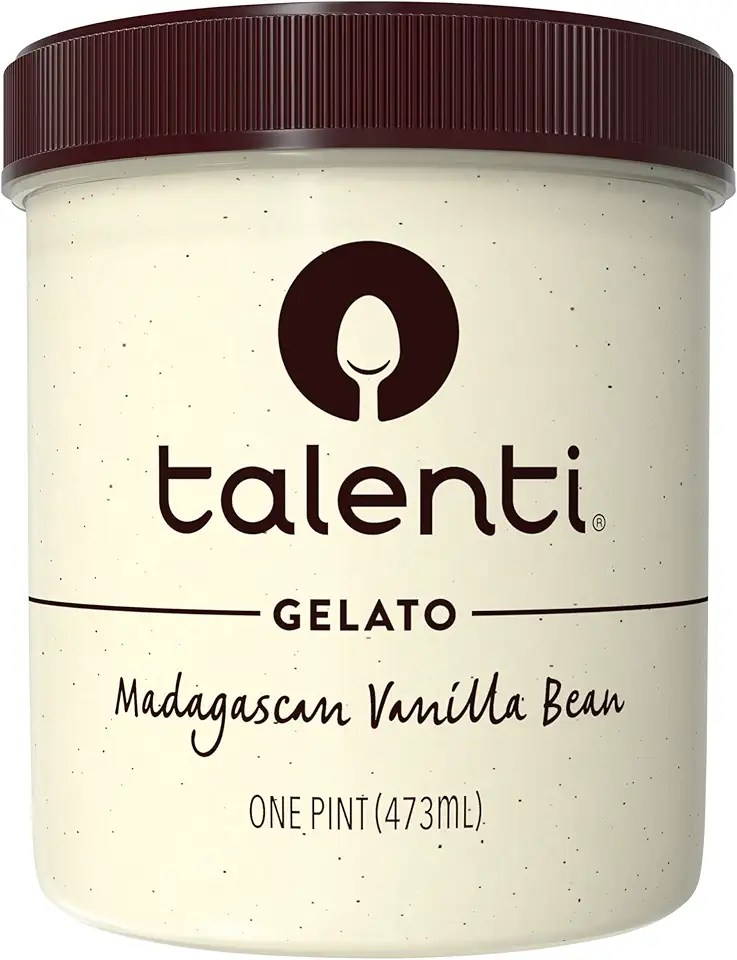 Talenti Gelato For a Delicious Frozen Dessert Madagascan Vanilla Bean Made with Ingredients 1 pint