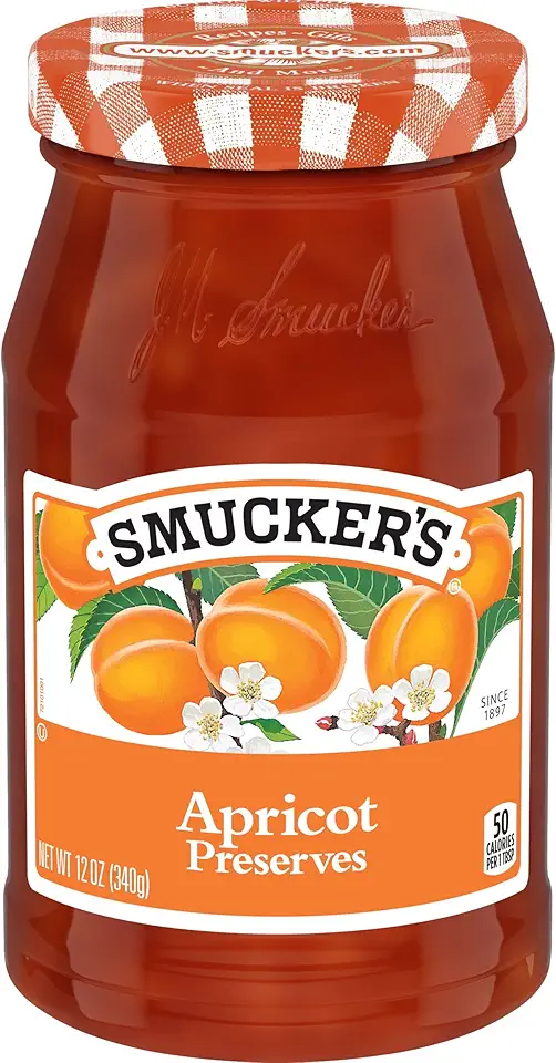 Smucker&#x27;s Apricot Preserves, 12 Ounces (Pack of 6)