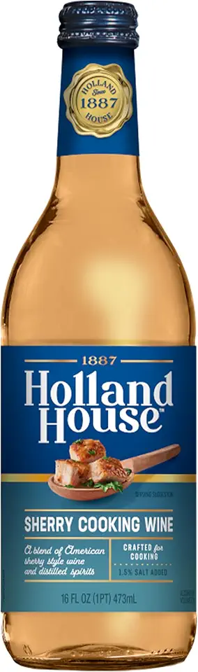 Holland House Sherry Cooking Wine, Ideal for Cooking, Roasting and Marinating, 16 FL OZ