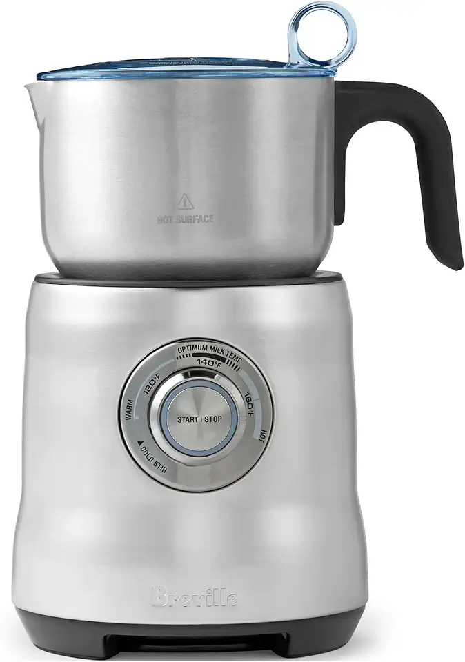 Breville BMF600XL Cafe Milk Frother, 2, Stainless Steel