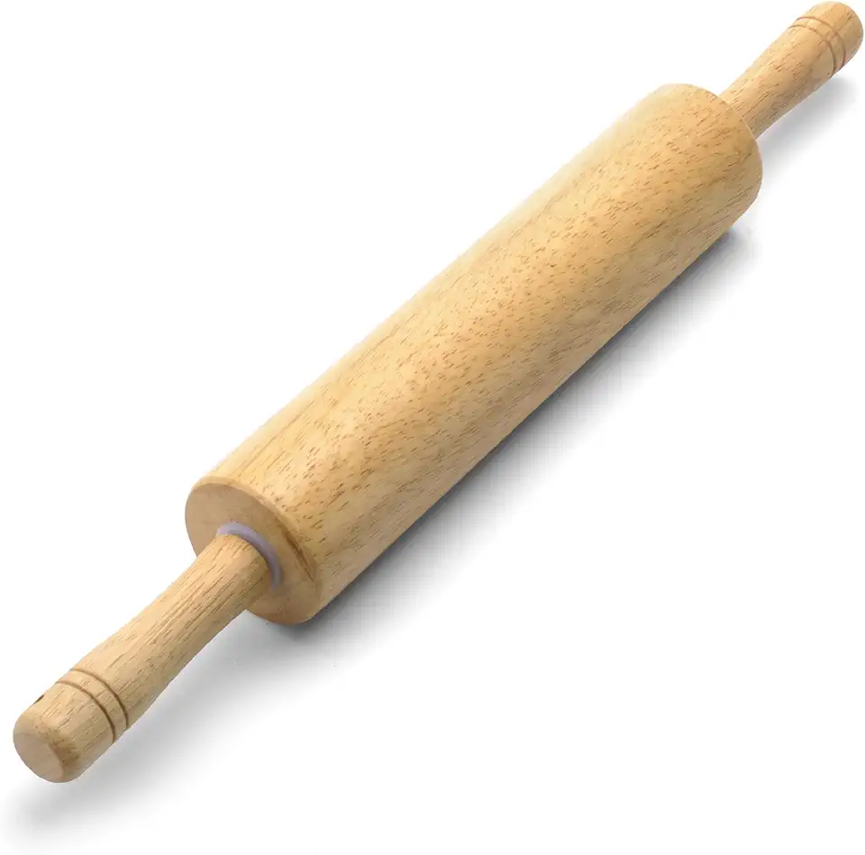 Farberware Classic Wood Rolling Pin, 17.75-Inch, Natural