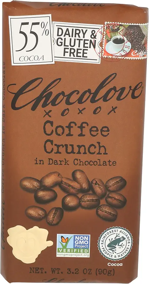 Chocolove - Dark Chocolate Bar Coffee Crunch - 3.2 oz.