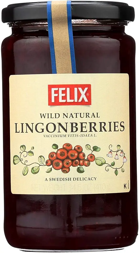 Felix Wild Lingonberries Spread, 14.5 Ounce (Pack of 8)