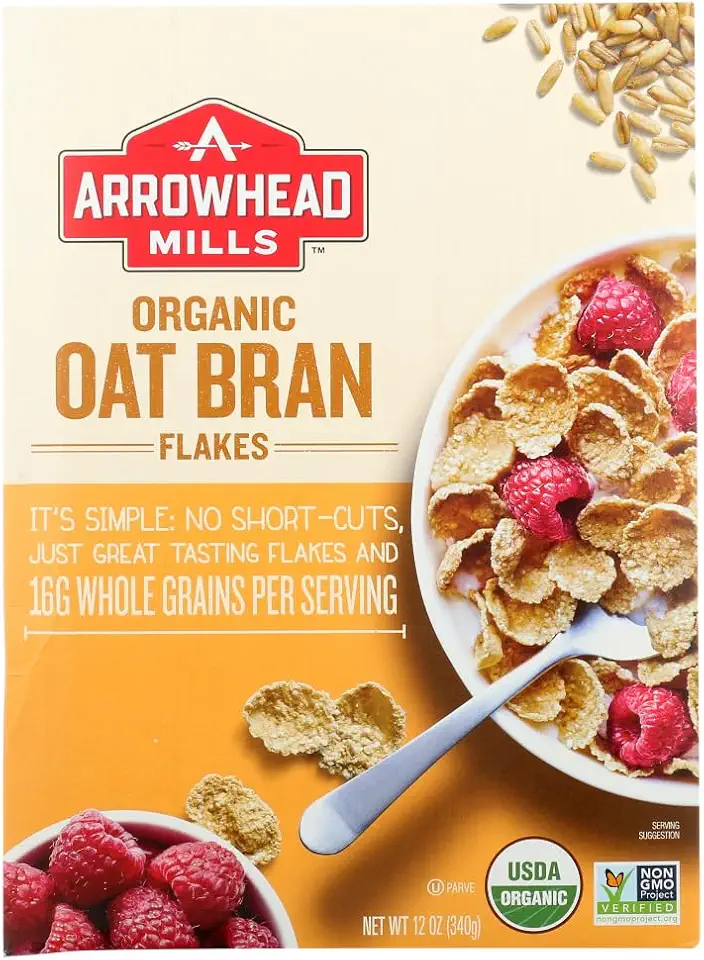 Arrowhead Mills Oat Bran Flakes Blend Cereal (6x12 Oz.)