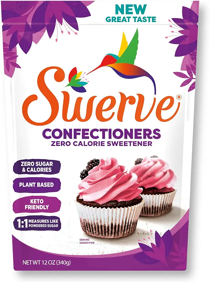 Swerve Sweetener Powder, Confectioners, 12 oz